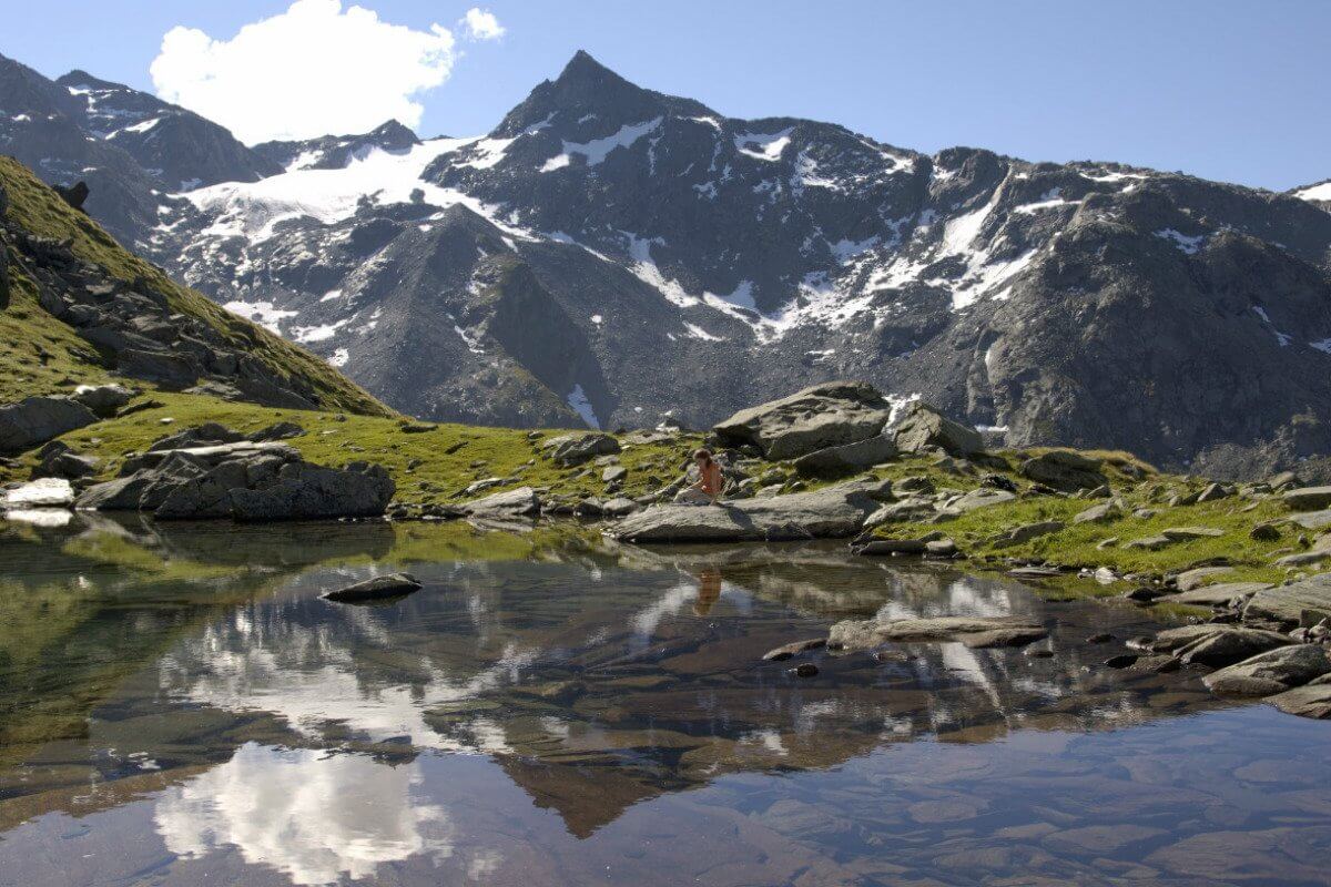 Lac de Louvie in Verbier