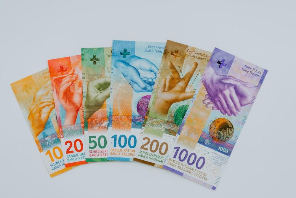 Swiss franc notes