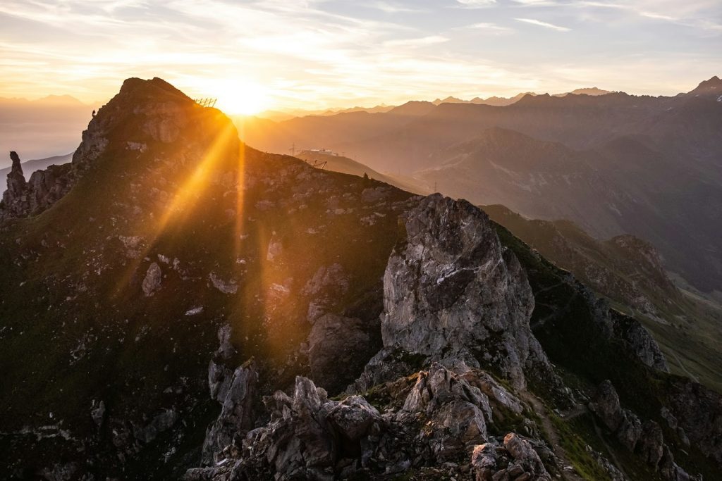 Pierre Avoi at sunset