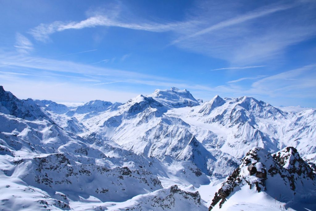 mountains in Verbier ski resort