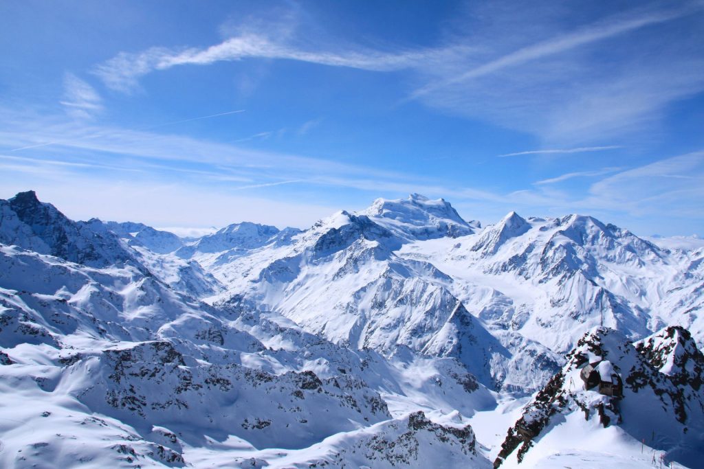 mountains around Verbier